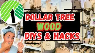 👉GENIUS DOLLAR TREE WOOD DIYs & hacks - quick, easy, and AMAZING diy decor for Pennies