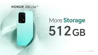 HONOR 200 Lite 5G | 512GB Storage & Ultra-tough Reinforced Glass