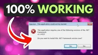 How To Fix Microsoft Net Framework Error On Windows