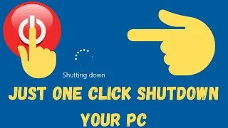 Just one click shutdown your pc quickly 2021| AGM PANDAS