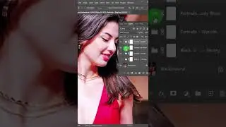 🔥 one click color correction in Photoshop #shorts #photoshopediting