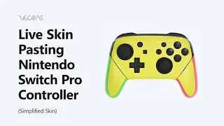 How to Apply Simplified Vinyl Skin on Nintendo Switch Pro Controller | VecRas