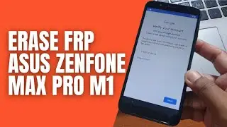 How to Erase Frp Asus Zenfone Max Pro M1 Forgot Google Account One Click