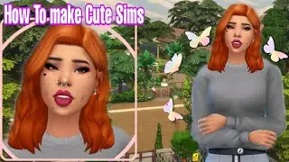 The Sims 4 Create A Sim |How To  Make Cute Female Sims| CC List