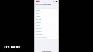 HOW TO VIEW SIM APPLICATIONS IN IOS 16 IPHONE