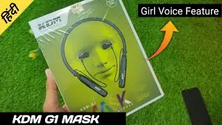 KDM G1 MASK Unboxing and Review | Voice change feature