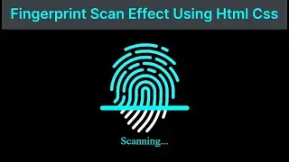 Fingerprint Scanner Animation with HTML & CSS Only (EASY Code!)