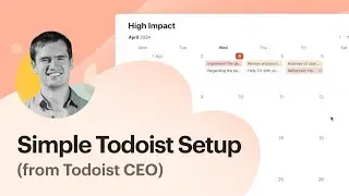 Amir's Simple Todoist Setup