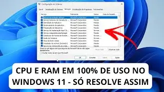 USO DE CPU/RAM/DISCO EM 100% NO WINDOWS 11/10 - VEJA COMO RESOLVER (ATUALIZADO 2024)