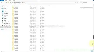 How to create FOLDERS for 365 DAYS at once using vba in excel
