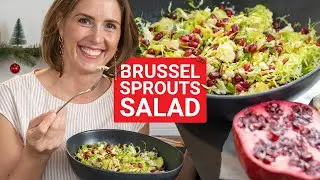 Brussel Sprouts Salad Recipe | Festive Cooking with Olivia