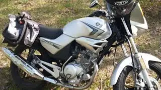 Новая резина для yamaha ybr 125# Mitas mc7