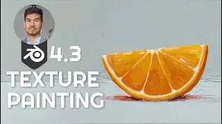 Orange Slice Texture Painting Tutorial