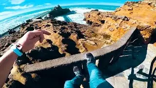 PARKOUR POV in France, Biarritz - Parkour & Exploring