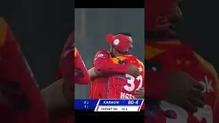 Another Wicket for Asif Ali #IslamabadUnited vs #KarachiKings #HBLPSL7 #Shorts #LevelHai ML2L