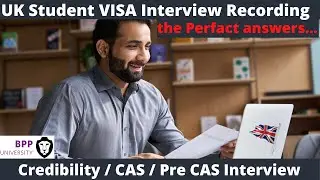 UK Student visa Interview for Sep 2023 | Pre CAS Interview UK Student Visa |Credibility Interview UK