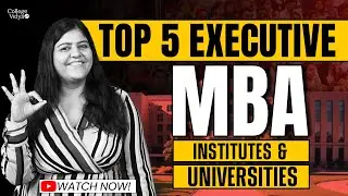 Top 5 Executive MBA Colleges with low fees & High Salary in 2024 🤑🤑 (EMBA)