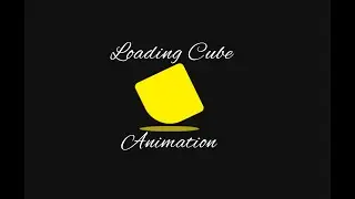 Creating a cube loading animation with HTML and CSS