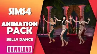 The Sims 4 - FREE Realistic Belly Dance Animation Pack | Download