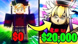 Spending $20,000 ROBUX to become DOUMA in Demon Slayer Roblox!