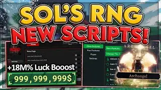 NEW Sols Rng Script HACK PASTEBIN | Auto Roll NO COOLDOWN + Items Farm | Infinite Luck Boost + COINS