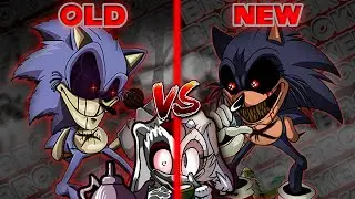 FNF': Lord X Wrath V1.5 - Broken (Old Vs New) (lord x & cream.exe old and new comparison)