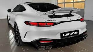 2024 Mercedes-AMG GT 63 Coupe in Matte White - Sound, Interior and Exterior