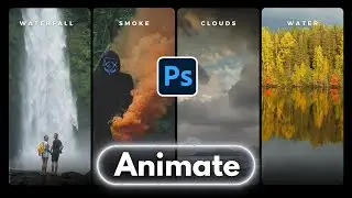 Animate Anything in Photoshop - Turn Photo into Slow Motion Videos Tutorial