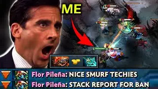 I'm back to mid! They Reported Techies Official for SMURF in NA!!🛑