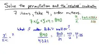 Permutations vs Combinations