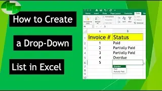 How to Create a Drop-Down List in Excel