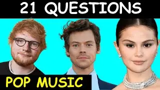 21  POP Music Quiz Trivia Questions | Fun Quiz Questions