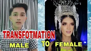 TUTORIAL MAKE UP TRANSFORMATION MALE TO FEMALE