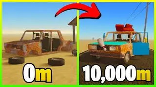 How Fast Can I Drive 10,000m In Dusty Trip? | Roblox