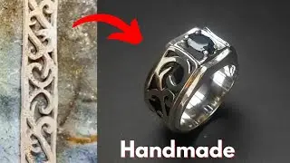 Custom jewelry - Silver ring for men