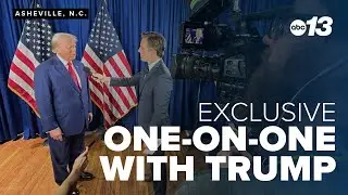 EXCLUSIVE: Former President Trump talks one-on-one with News 13's Patrick Hussion