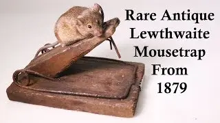 140 Year Old Lewthwaite Mousetrap From 1879. Rare Antique Mouse Trap. Mousetrap Monday