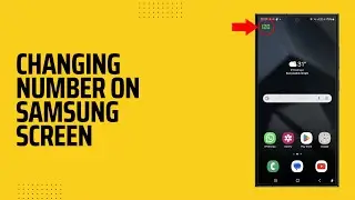 What is the number on the upper left corner of Samsung phone | Keeps on changing | How to remove it