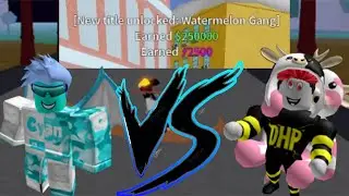 Killing DuaHauPower for custom "Watermelon Gang" TITLE | Blox Fruits | Roblox