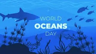 World Oceans Day 2023 | WhatsApp Status | Motion Graphics Animation