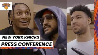 Quentin Grimes + Obi Toppin + Immanuel Quickley | NY Knicks Media Availability (April 5, 2023)