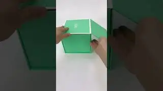 Square folding gift box