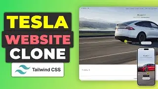 Build TESLA Website Clone Using Tailwind CSS | Beginner Tailwind CSS Tutorial