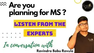 RBR Sir is Back !!! | Planning for MS | watch this video | Ravindra Babu Ravula | Game Of Visas