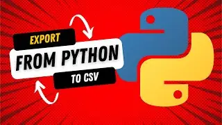 Export data from Python to CSV file (Pandas library)