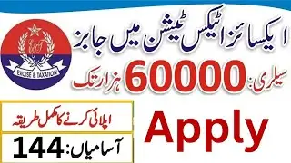 Excise and Taxation Jobs 2023 Online Apply | Jobs in Pakistan 2023| New Jobs 2023 in Pakistan Today