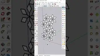 Wall pattern in SketchUp 