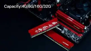 JUHOR DDR4 RAM com dissipador de calor, 32GB 3200MHz