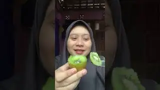 KOK KULITNYA DIMAKAN⁉️ CARA UNIK MAKAN KIWI