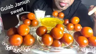 Eating Indian Sweets Gulab Jamun So sweet ASMR  Video ~ Eat  n Eat  ASMR  4K